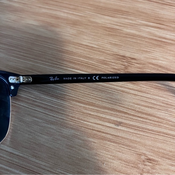 Polarized Clubmaster Ray-Ban - Black - Picture 4 of 5